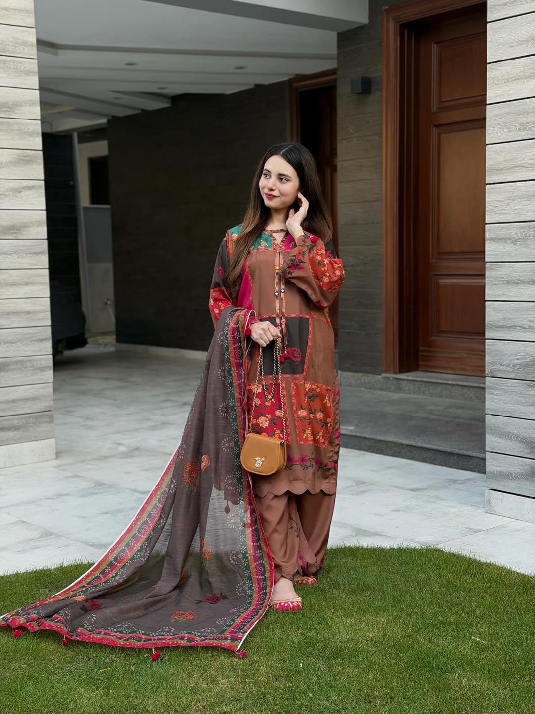 Arzoo Digital Printed 3pc