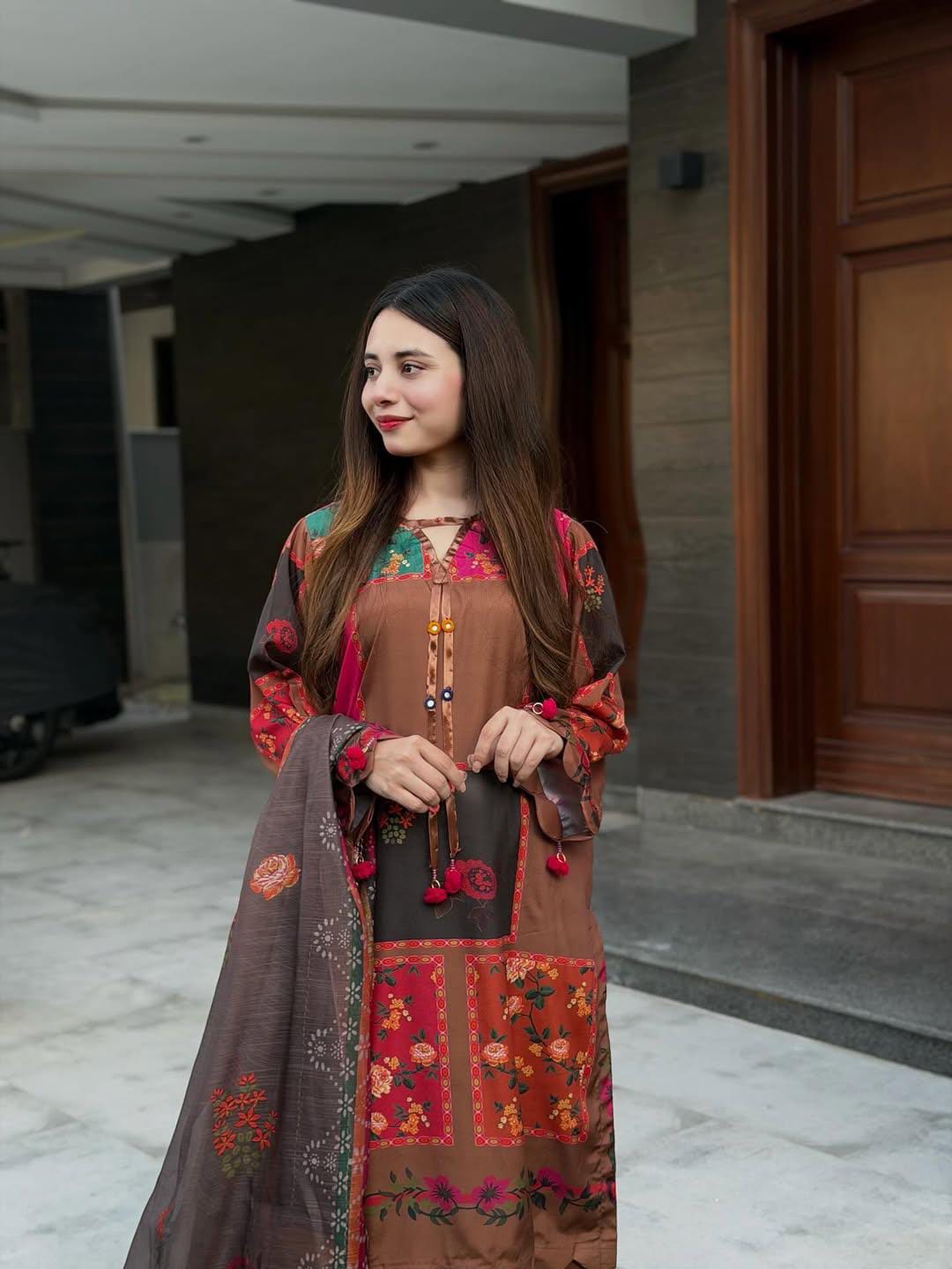 Arzoo Digital Printed 3pc