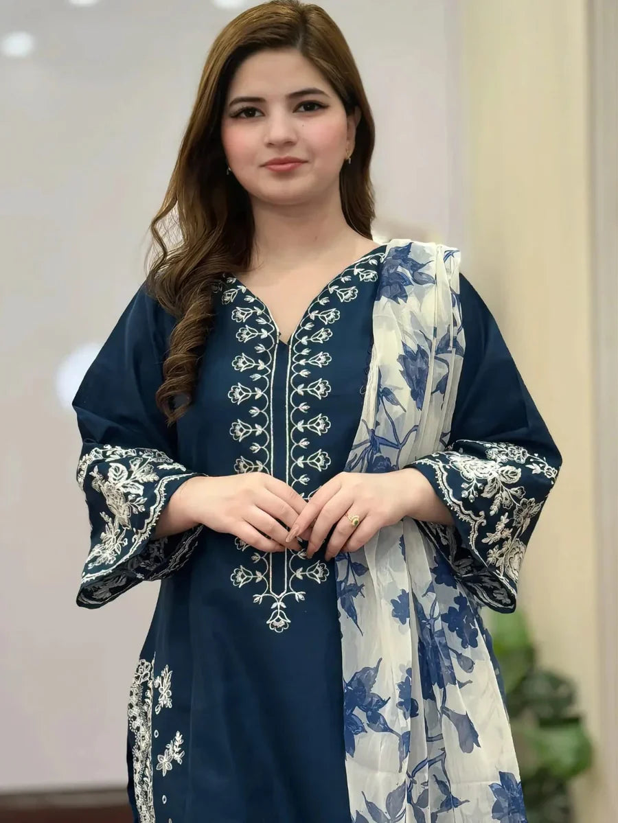 Rubi Embroidered 3PC