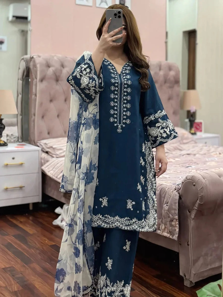 Rubi Embroidered 3PC