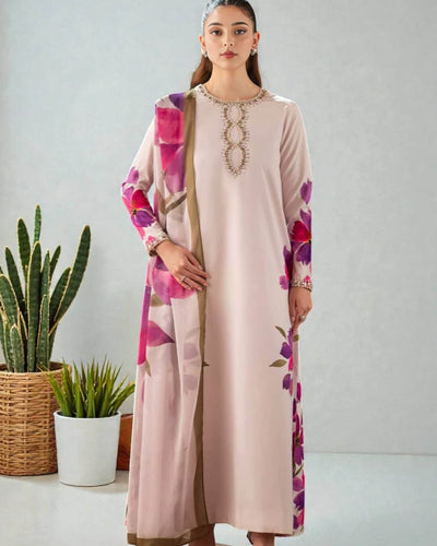 Gulaab Digital with Handwork 3pc