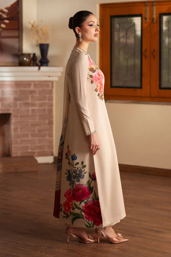 Komal Printed with Handwork 3pc