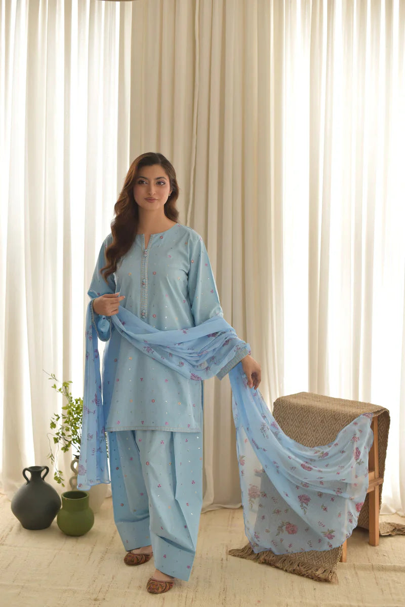 Kajal Emb 3pc